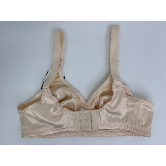 Bali Classic Support Wirefree Cool Comfort Bra Light Beige Cream 36C NEW - Picture 4 of 5